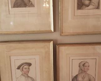 Antique prints Holbien...