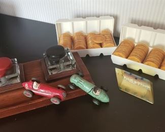Dinky toys/Butterscotch Bakelite gambling chips