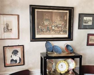 collection of antique prints..John Boydell "Tenier's Kitchen".