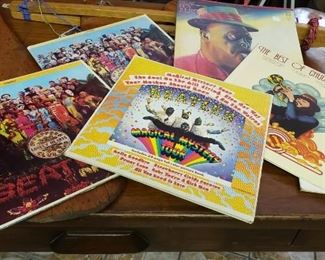 Collectible records...Beatles, etc