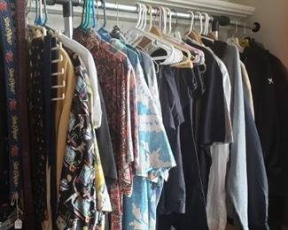 Prada clothes...vintage Hawaiian shirts