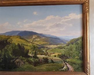 Oil painting.. signed  K Cetrides