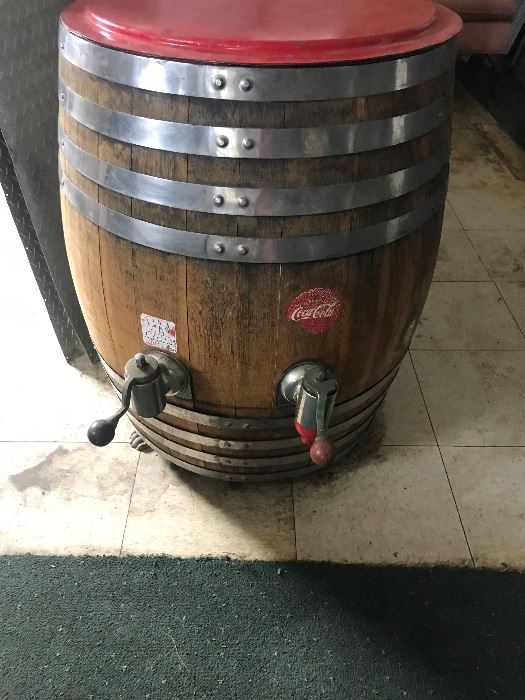 Coca Cola barrel
