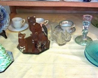 Fenton three cats (hard to see) plus