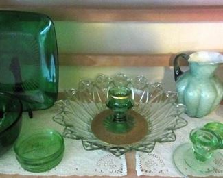 Depression and other green glass