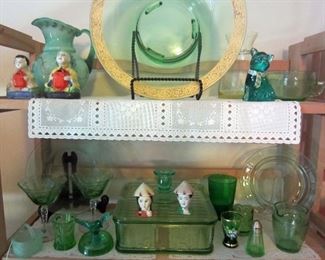Depression glass, Fenton, more