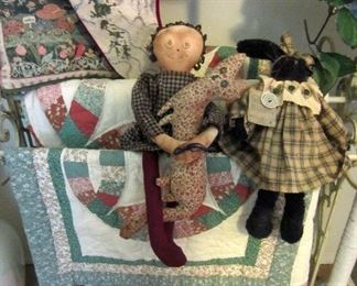 More quilts and dolls
