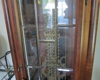 Beveled leaded glass front