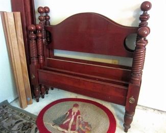 Excellent pair of twin beds including rails and slats