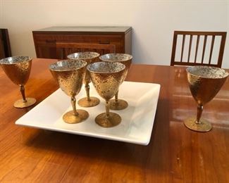 West Virginia Glass goblets