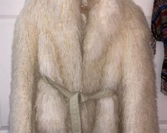Tibetan lamb fur coat