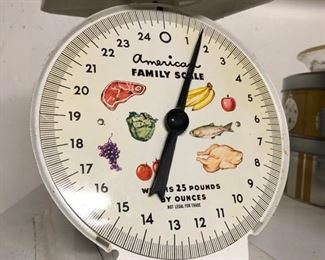 Vintage food scale