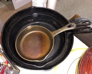 Cast iron pans