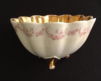 Limoges footed bowl