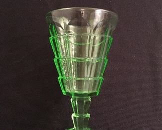 Vintage champagne glass