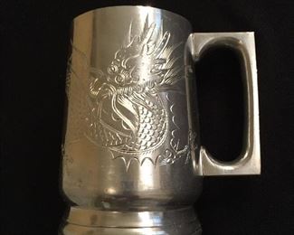 Pewter beer stein