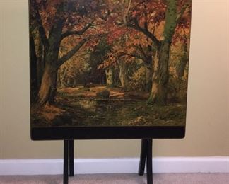 Hand painted Duncan Phyfe style table