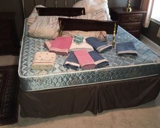 Queen size brass bed