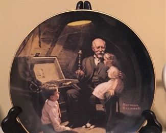 Norman Rockwell plate by Knowles