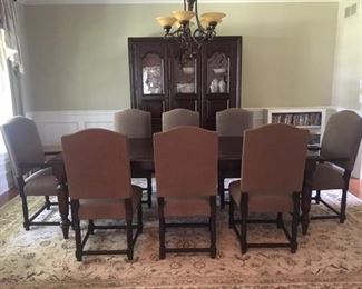Ralph Lauren Table, Restoration Hardware Chairs