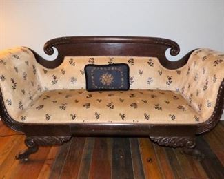 Antique Duncan Phyfe sofa