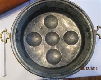 Copper pan.