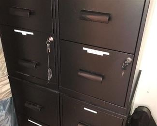 Filing cabinets/drawers