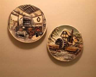 porcelain relief plates