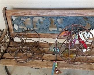 Vintage outdoor decor items