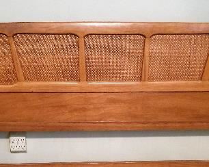 Mid-century modern bed frame