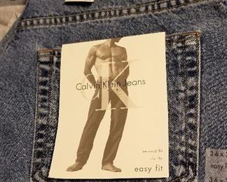 New clothes. Calvin Klein jeans for sale.