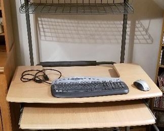 Small multi level office desk