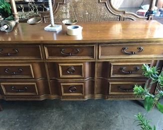 Bassett Dresser with mirror (not attached), has matching bed and nightstand