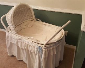 Vintage baby bassinet. 