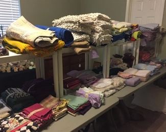 Lots of linens