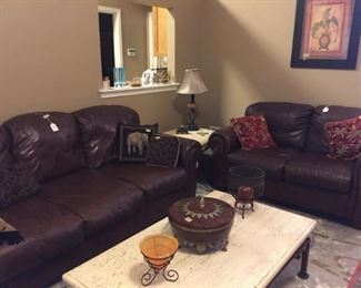 Project couch & love seat, coffee table