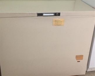 Kenmore chest freezer.  15 CF.  Plugged in and working.