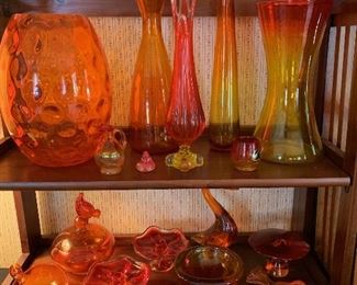 Mid-Century Modern Glass Blenko, Kanawha, Viking, etc