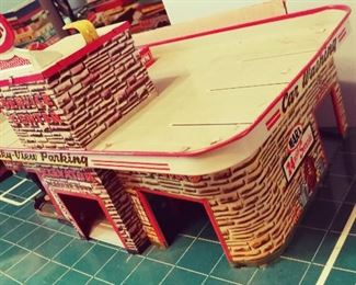 Old Sky-View Parking Metal Toy - Parking Garage 