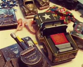 Old Children's Army & Military Toys - Cars, Tanks, Trucks, Jeep, Tank, Car