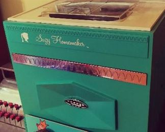 Turquoise Suzy Homemaker, Toy, Toys, Oven, Stove