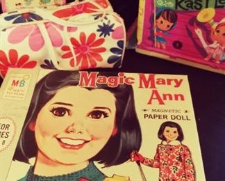 Magic Mary Ann Paper Doll Toy - 1960s, 1970s, Liddle Kids Kastle Toy, Childrens' Accessories