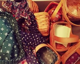 Tons of Longaberger Basket / Baskets ~ Vintage & Newer / Basket Inserts 