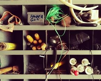 Solder Gun, Old Tools, Screwdrivers, Etc