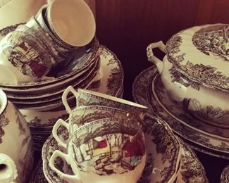 Wistful Vintage Painted China