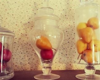 Candy Jars / Glass 