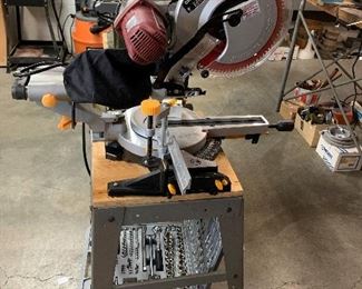 12" Double Bevel Sliding Compound Miter Saw with Stand
