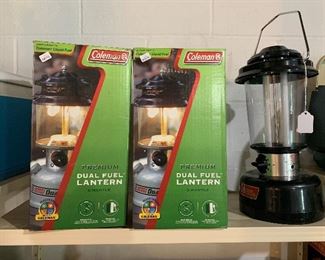 Coleman NIB Dual Fuel Lanterns