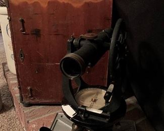 1940's K&E Surveyor's Transit with Original Wood Case