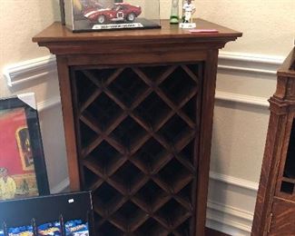 Nice 2 sided wine cabinet